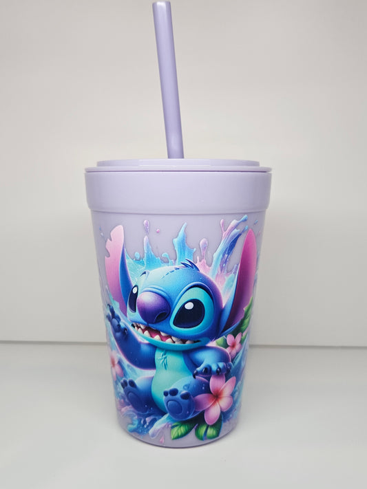 All New!!!!!!    Stitch 370ml kids cup